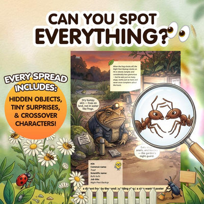 The Secret Jobs of Backyard Creatures for Kids - Fun Animal Encyclopedia To Learn About Nature