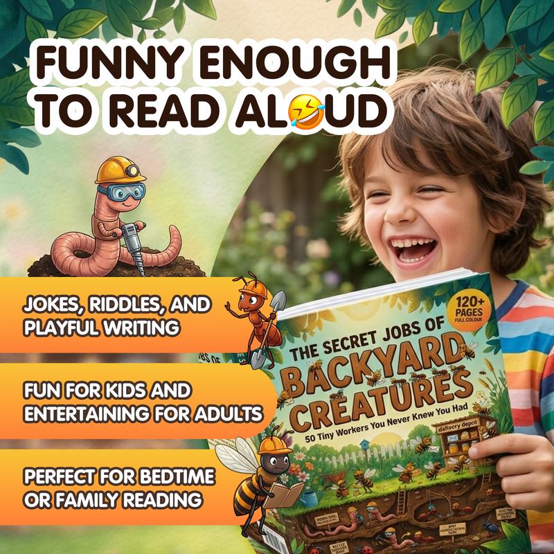 The Secret Jobs of Backyard Creatures for Kids - Fun Animal Encyclopedia To Learn About Nature